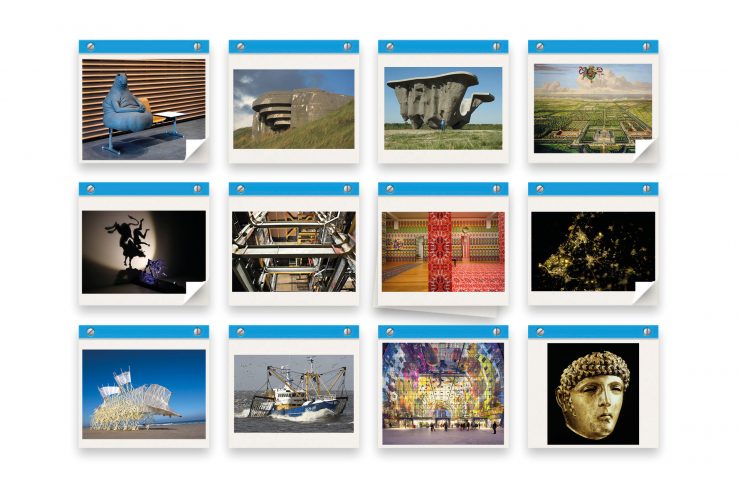 Afbeelding van homepage Digitale Scheurkalender Zuid-Holland met 12 lessen over kunst en erfgoed