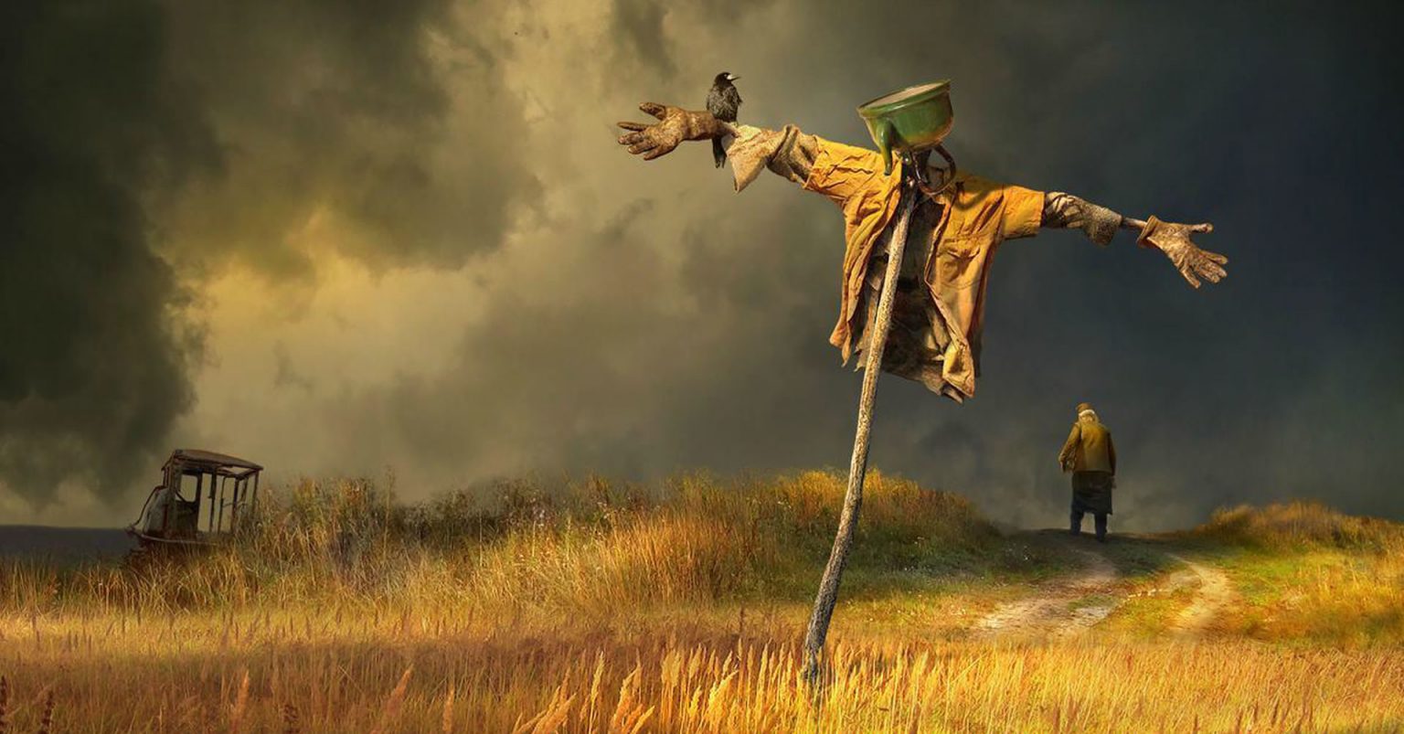 Пугало в поле. Пугало огородное своими руками. Пугало в поле пшеницы. Тыквоголовый джек арт. Пугало на ржаном поле.