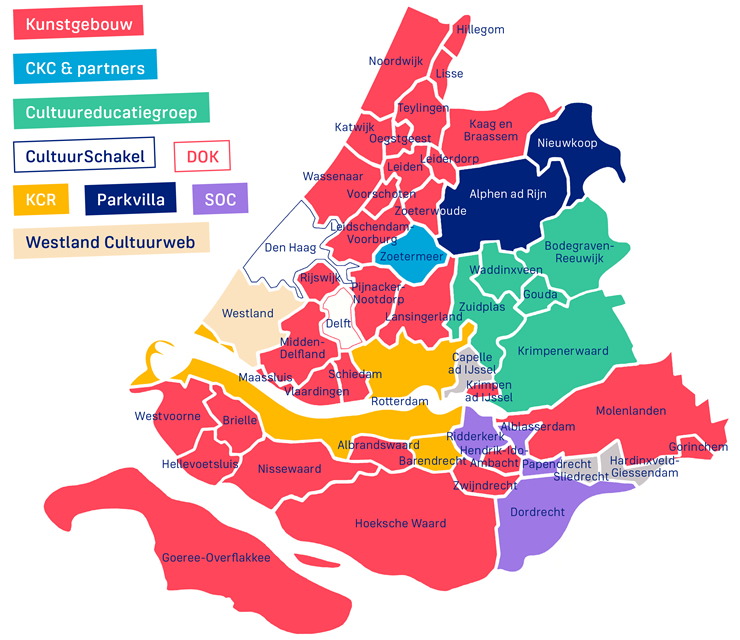 Cultuureducatie met kwaliteit - penvoerders in Zuid-Holland