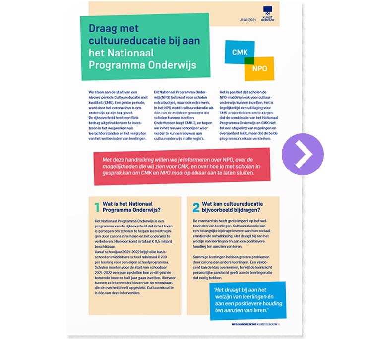 Voorkant PDF Handreiking Nationaal Programma Onderwijs