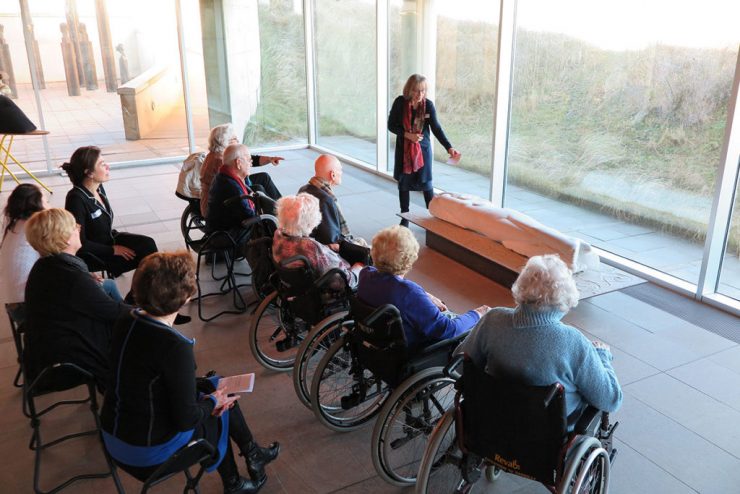 Ouderen nemen deel aan cultuurproject Beelden aan zee