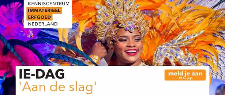 Immaterieel erfgoeddag - vrouw in tropisch carnaval