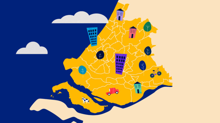 Illustratie Cultureel Zuid-Holland in kaart