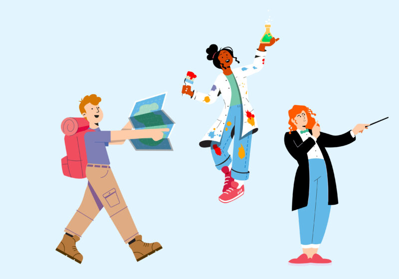 de 3 karakters van Cultuur op School