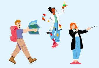 de 3 karakters van Cultuur op School